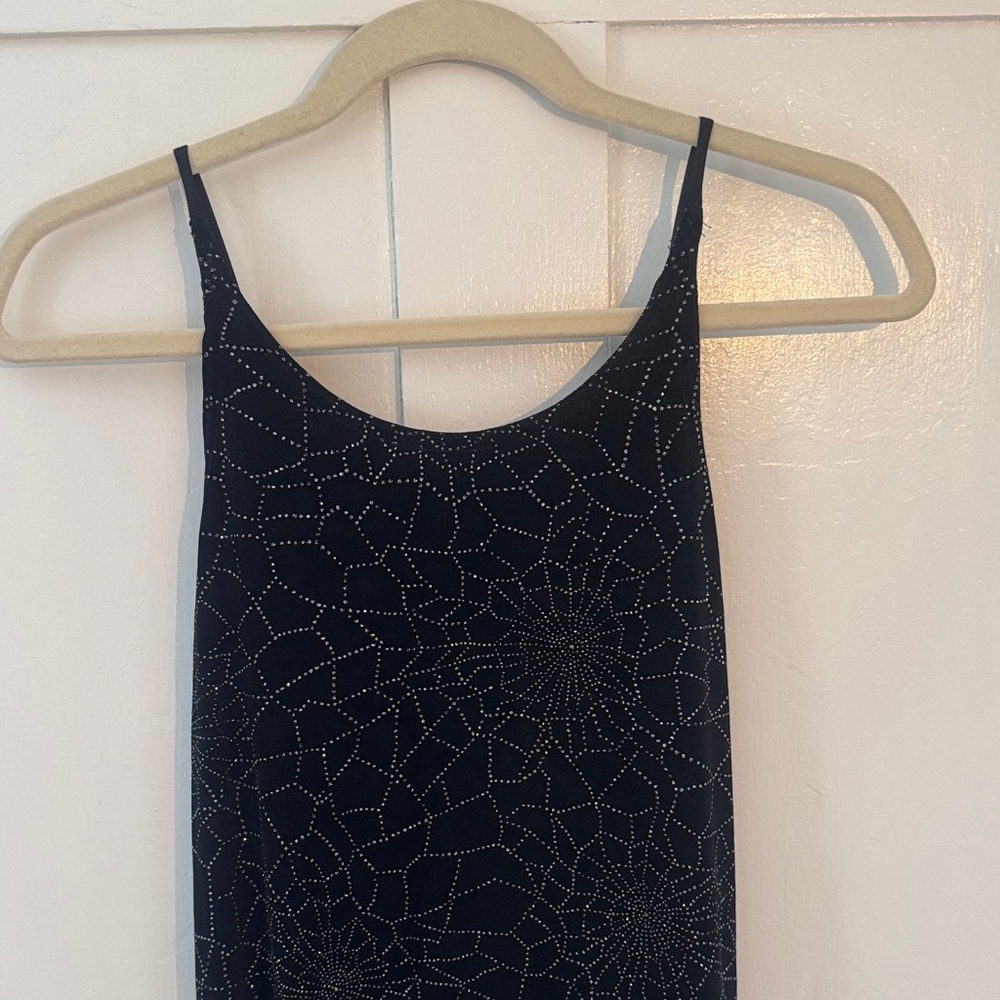 Chic Black Maxi Dress with Spaghetti Straps